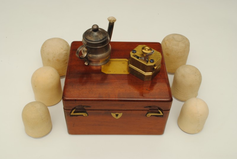 19th century cupping set