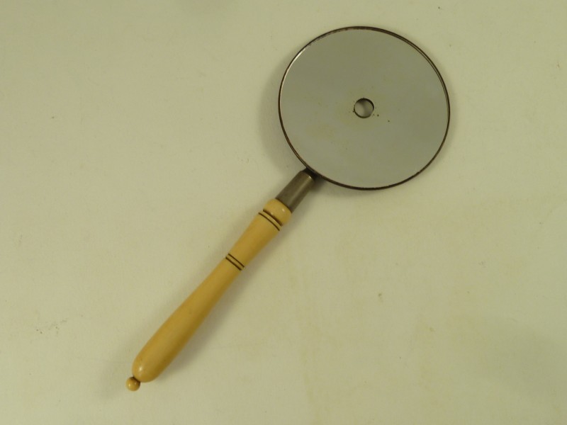 E.N.T. Examination Mirror Reflector Hand Held Ophthalmoscope Antique