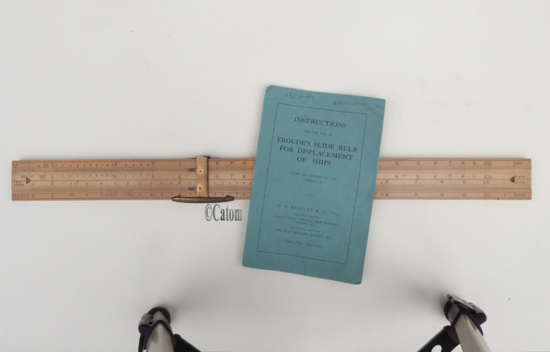 A FROUDE’S SHIP DISPLACEMENT SLIDE RULE BY STANLEY LONDON