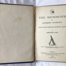 The Microscope and Accessory Apparatus by James Swift 1883