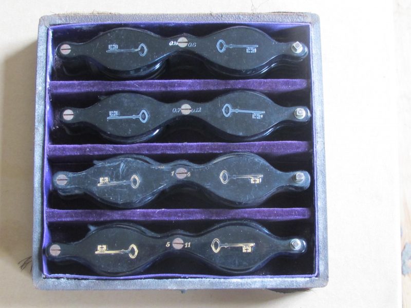 Four Sets of Optometrists Trial Lenses