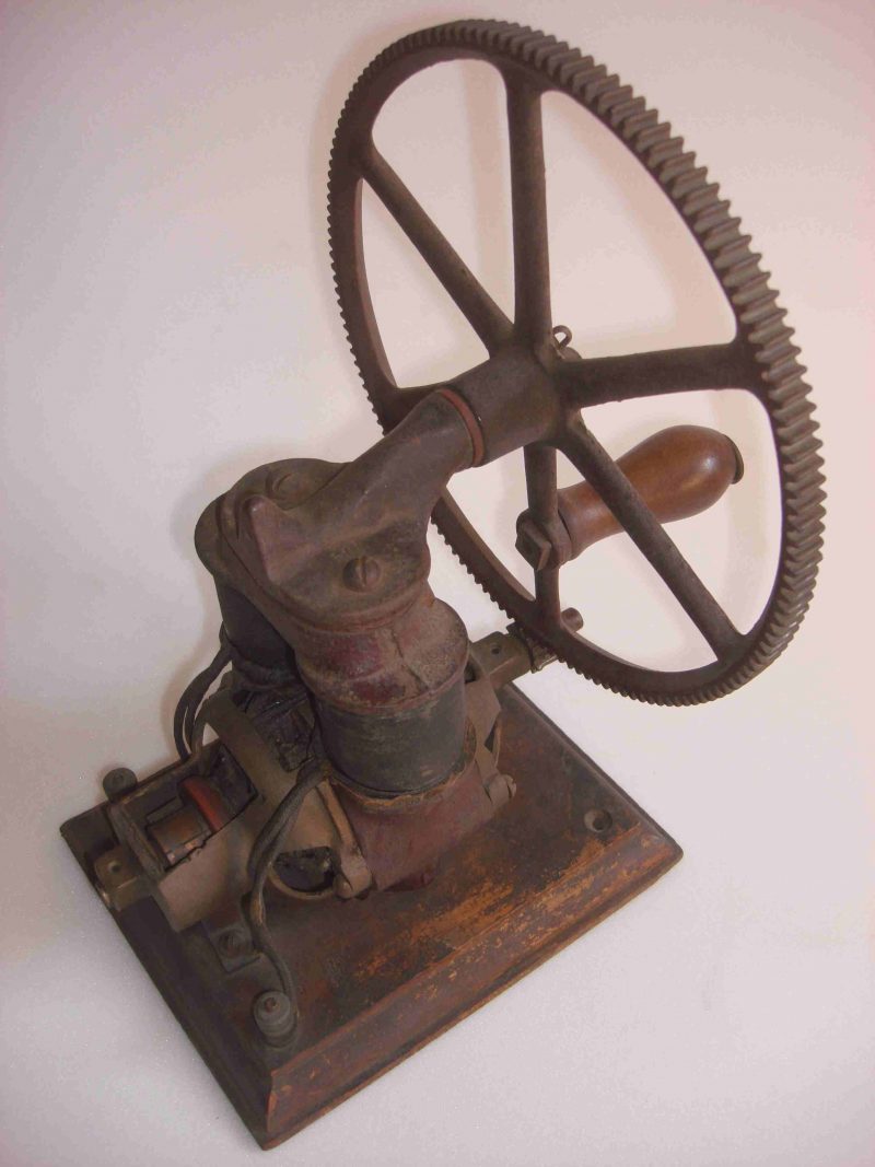 Early Hand Cranked generator