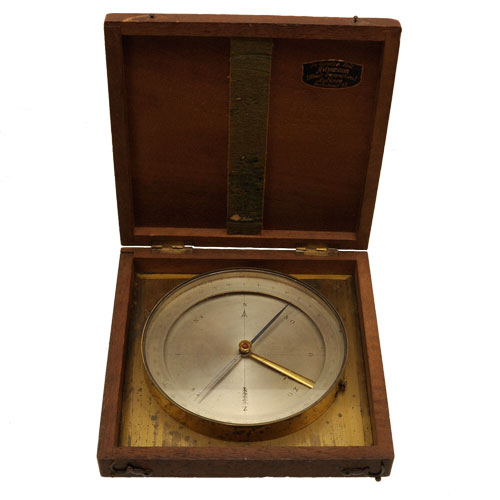 Dutch Compass in case by Optician J.H. Smit-Duyzentkunst, C 1920