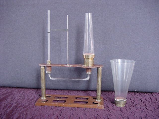 Rare Haldat’s apparatus teaching model, early 1900’s