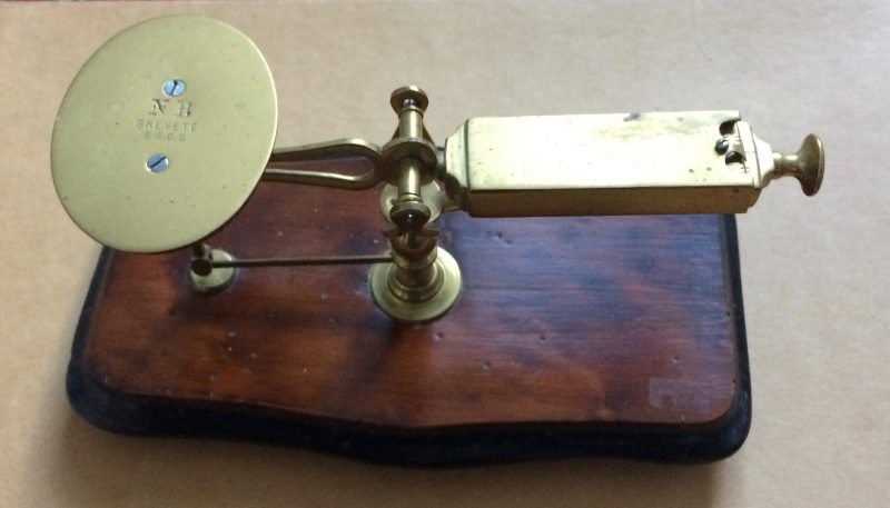 French Letter Scale Small Turners Patent Type
