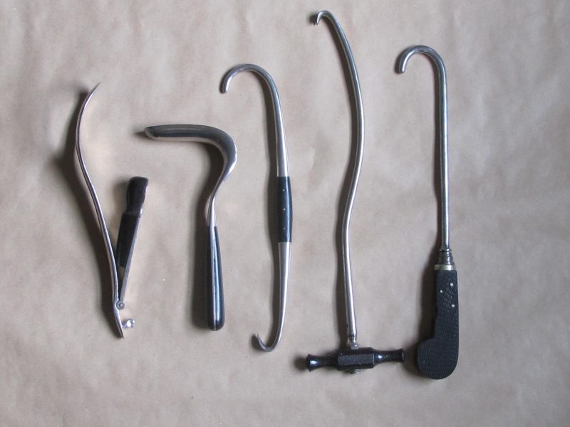 Five Nineteenth Century Obstetric Instruments for sale separately