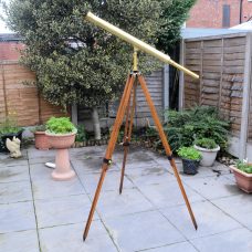 R & J Beck telescope on folding tripod