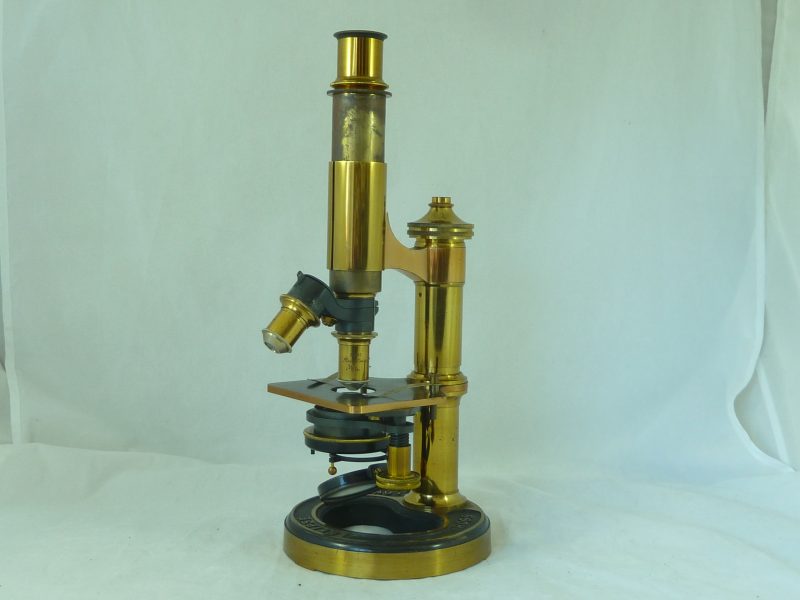 Eclipse Ross London 5900  microscope 1850 Brass Victorian Antique