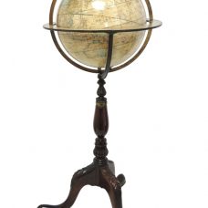 The Franklin Terrestrial Globe. 12 inches in diameter containing all the Geographical Divisions & Political Boundaries to the present date Carefully Compiled from the best Authorities. H.B. Nims & Co. Troy N.Y. Rae Smith Engraver N.Y.