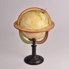 Interesting Terrestrial Table Globe of paper mache – P. Lapie/Lorrain, ca. 1840