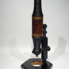 Impressive compound microscope made in Germany at the 18th century.