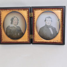 Union case with two Daguerreotypes – Jaquith, New York
