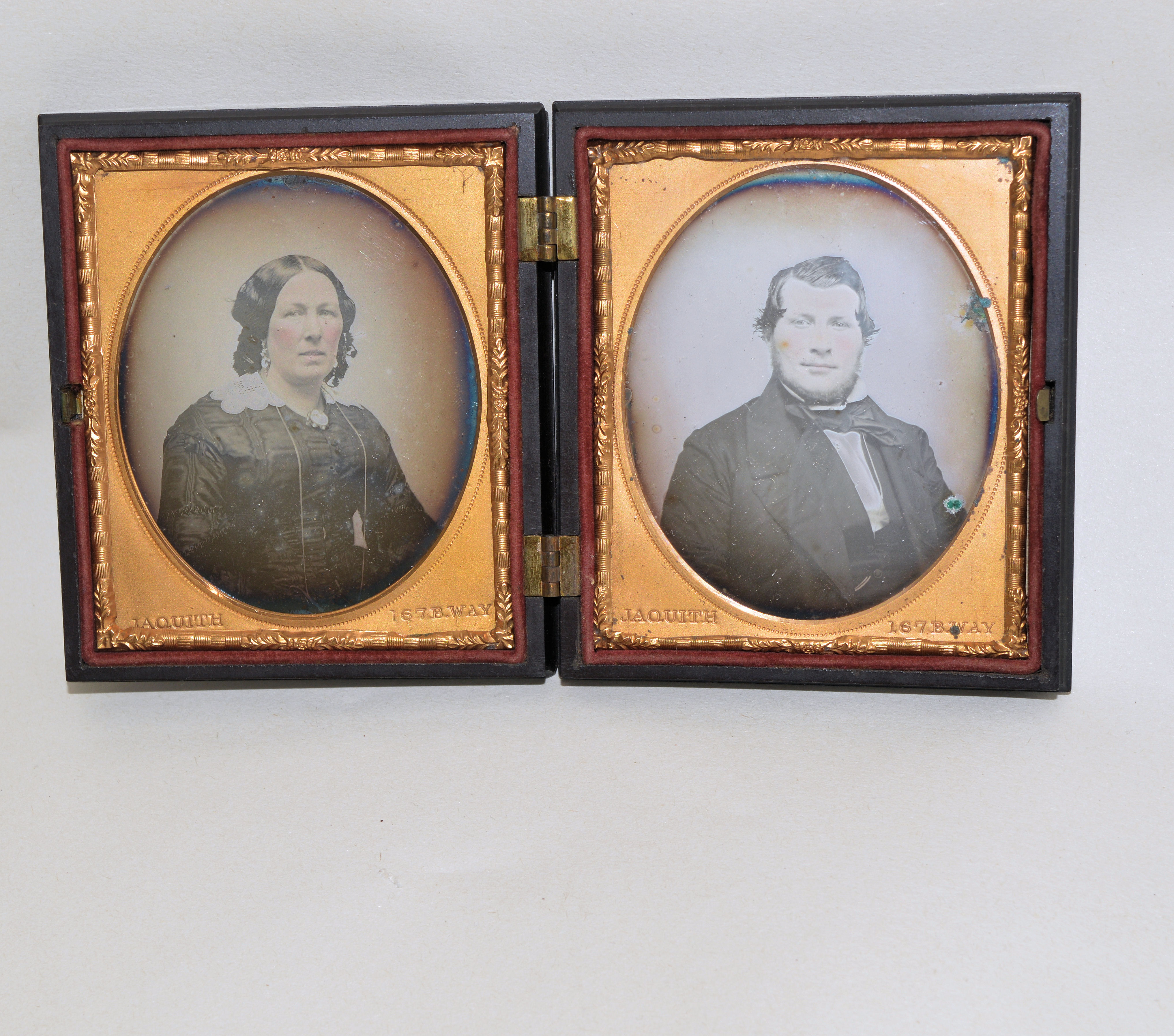Union case with two Daguerreotypes – Jaquith, New York