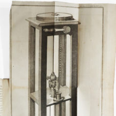 Cavallo’s improved air-pump, with three large folding plates, 1783