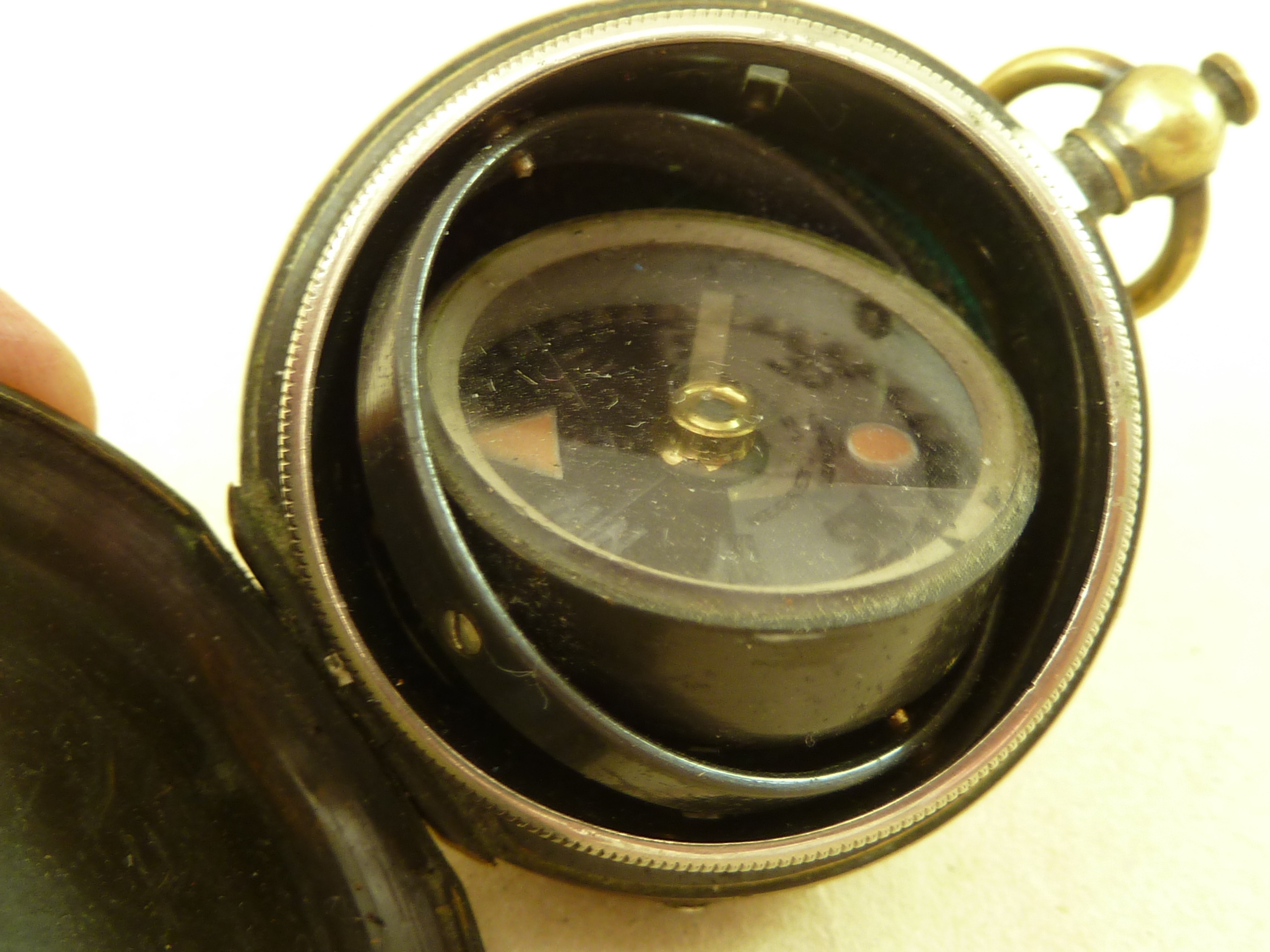 Negretti & Zambra Gimballed Pocket Compass Victorian