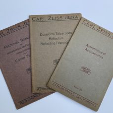 Three Antique Zeiss Telescope Catalogues c1920.