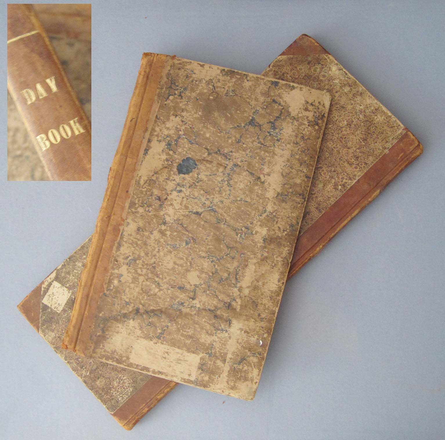 Two Mid-19th Century Manuscript Day Books Belonging to a Maine Physician