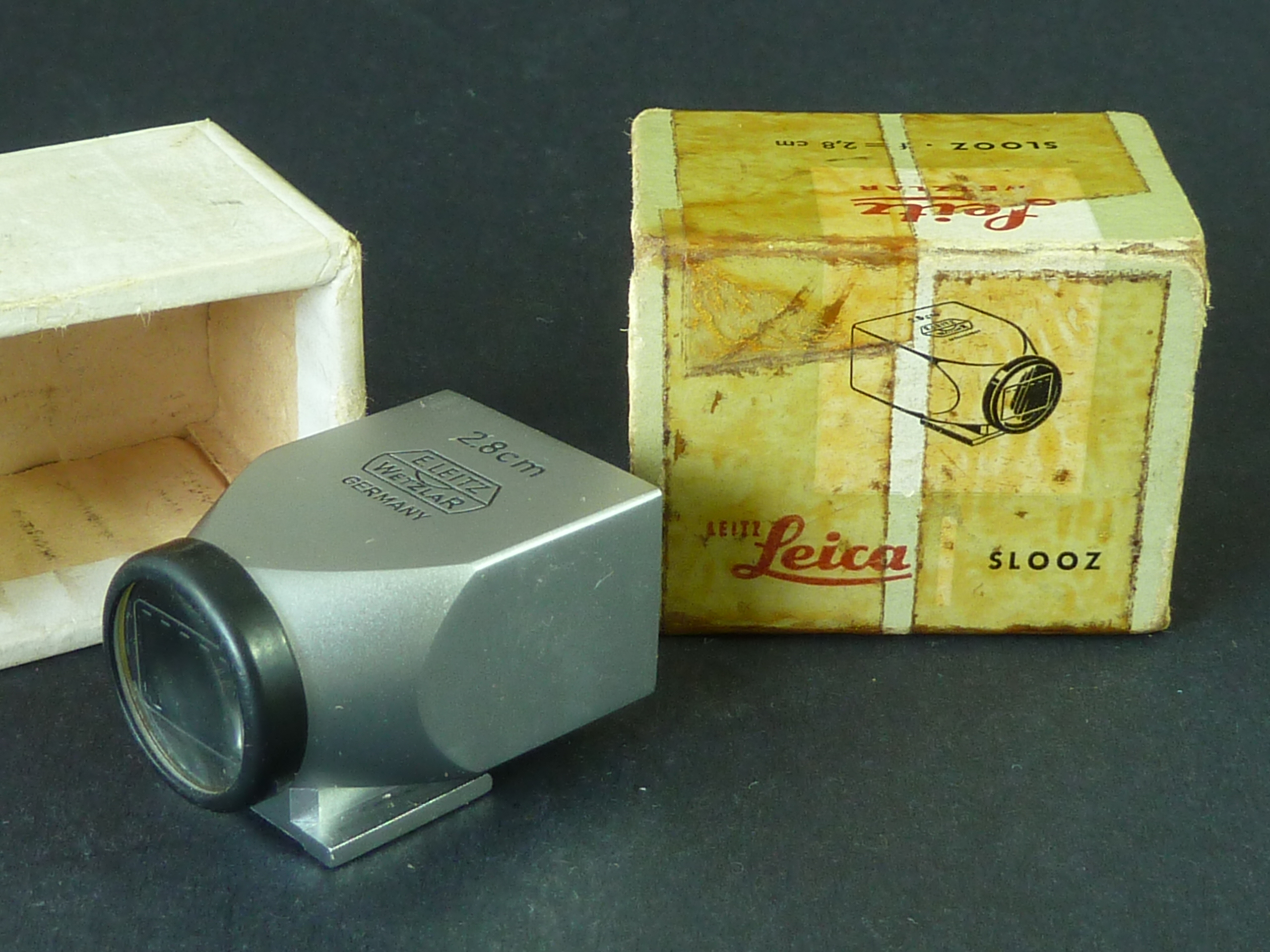Leica Leitz SLOOZ Viewfinder Finder 12007 R 28mm f = 2,8 cm Boxed Accessory