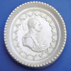 A STAFFORDSHIRE PLAQUE OF JULIUS CAESAR AND HIS COMET