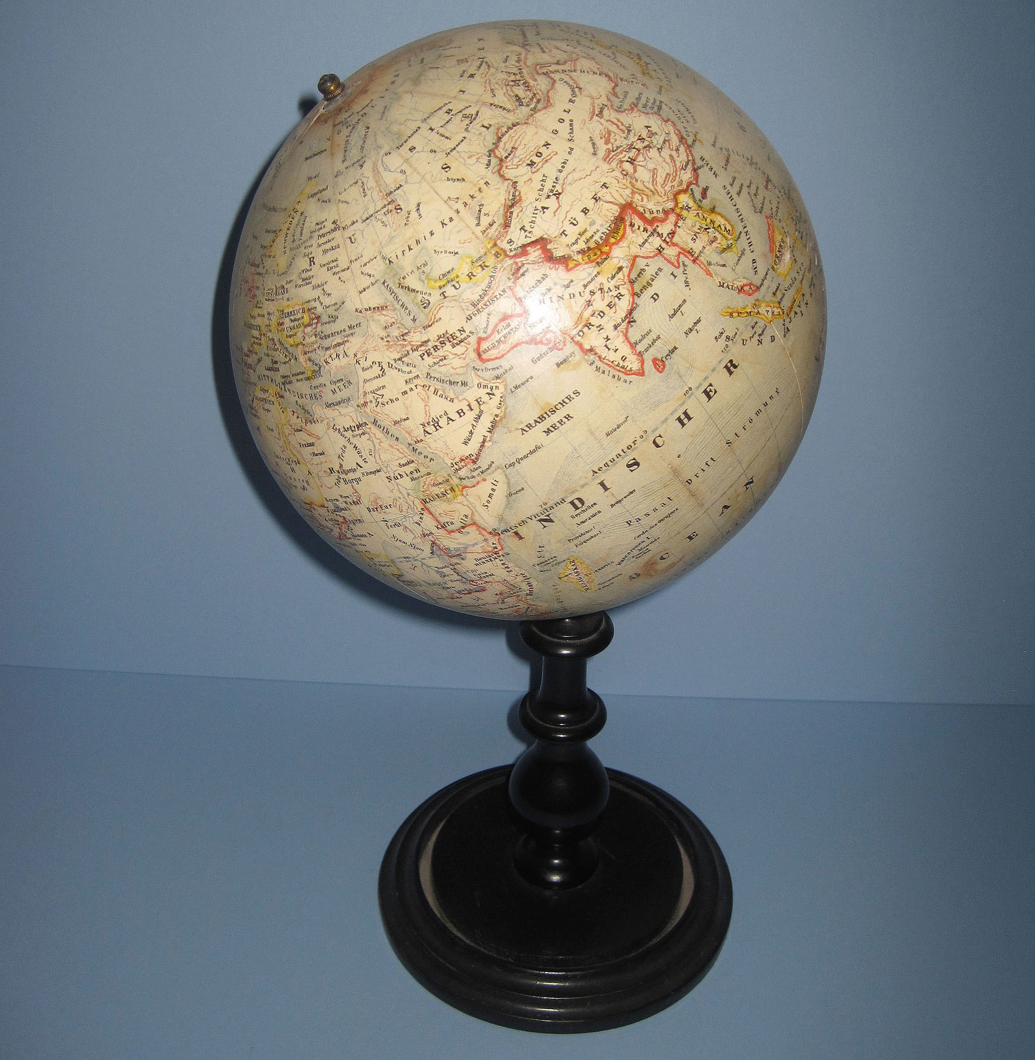 Felkl Terrestrial Globe by Professor Otto Delitsch