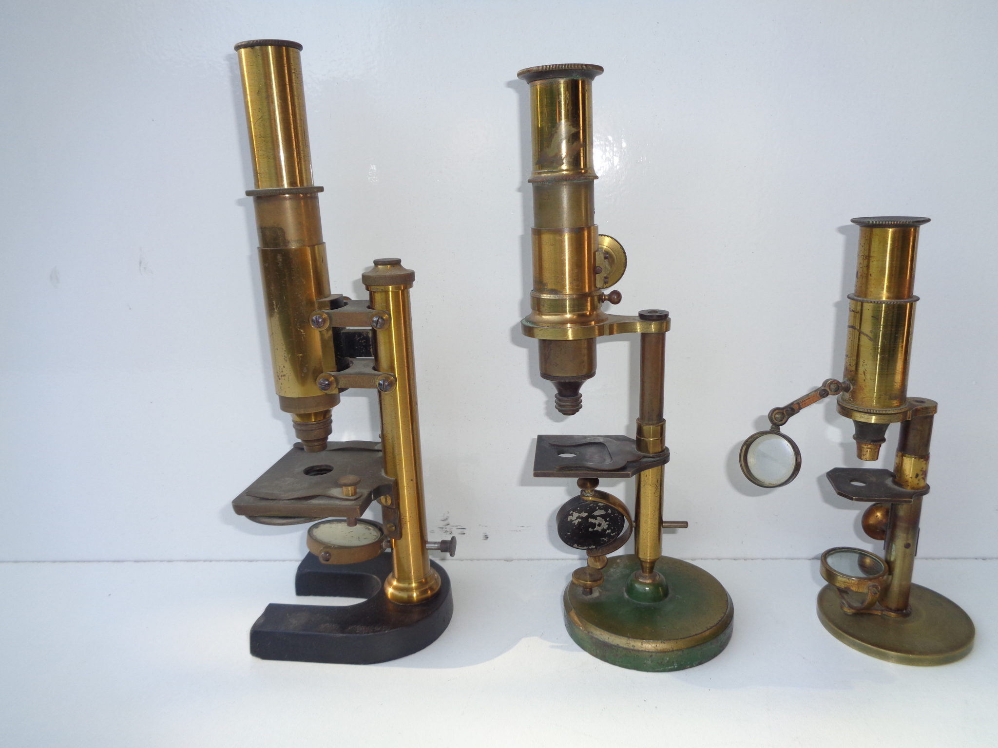 For sale antique microscope Fleaglass