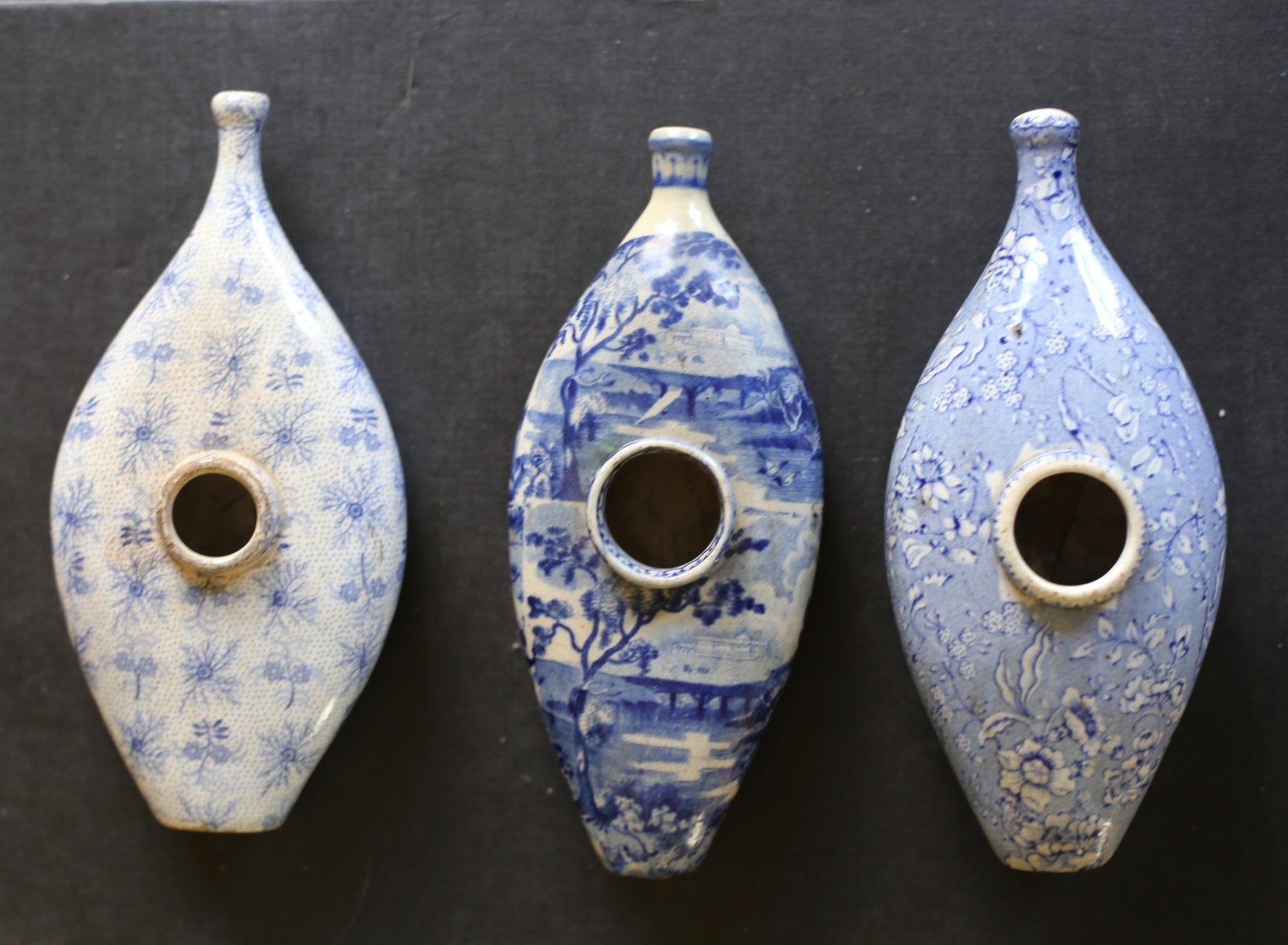 Three Ceramic Baby Feeders