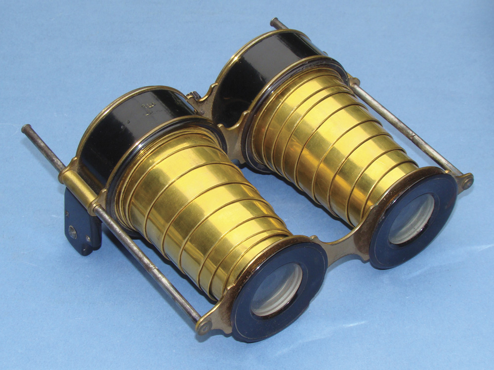 EXCEPTIONAL COILED-TUBE BINOCULARS