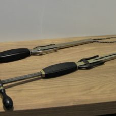 Two Chassaignac’s écraseurs, a surgical amputation instrument, circa 1870-1880