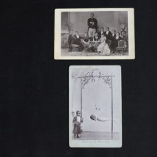 Two Victorian Photographs of Vertically Challenged People