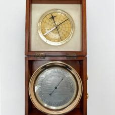 Early Twentieth Century Cased Barocyclonometer or Typhoon Barometer