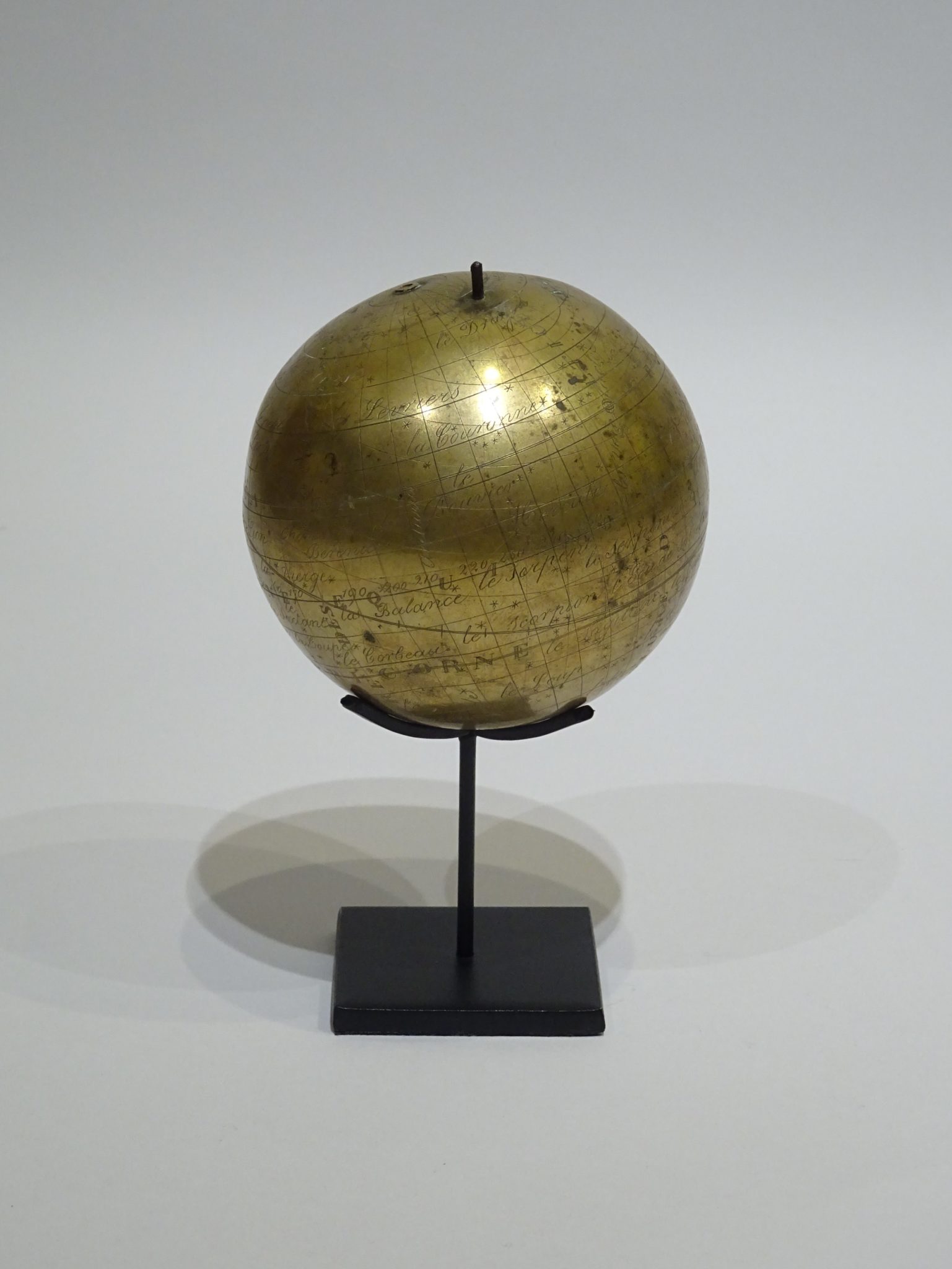 Small Celestial Globe In Brass – France 1st Empire Period