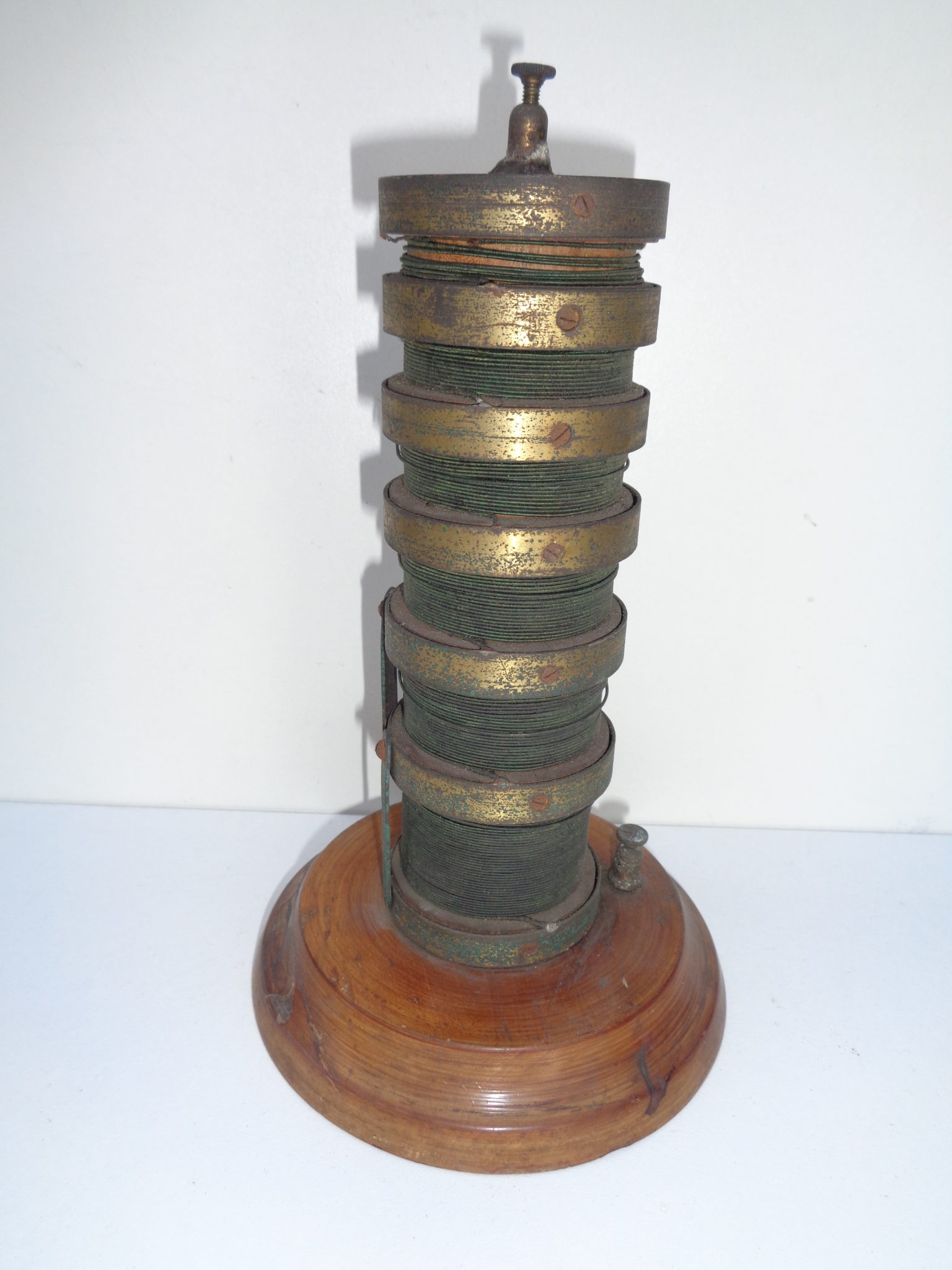 A rare old electric resistor column
