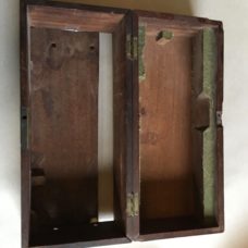 An Empty Mahogany Case for a Chest Microscope