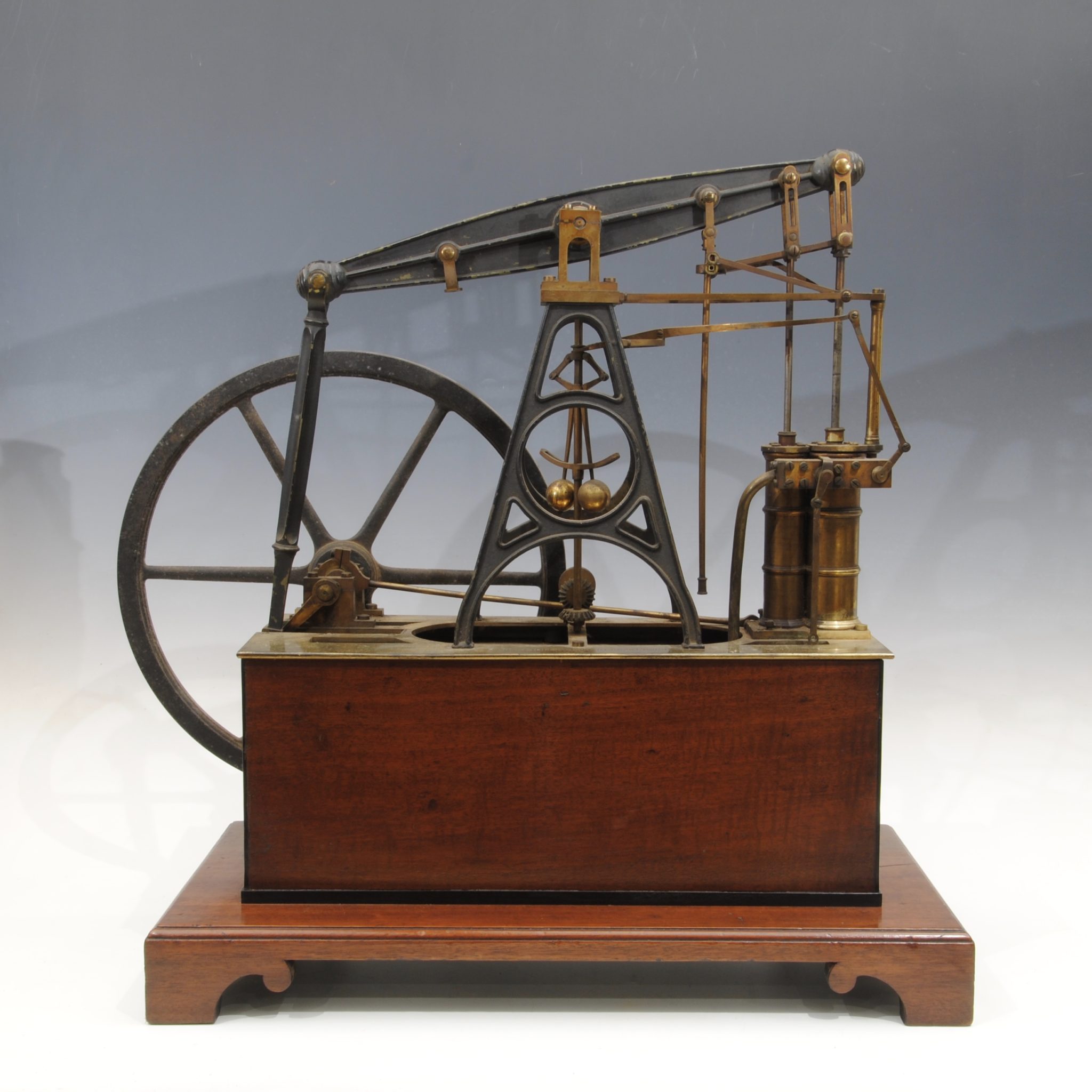 A rare Watkins and Hill model beam engine