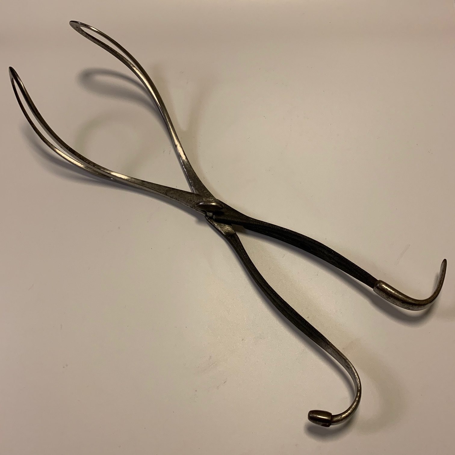 Antique obstetrical forceps by “Charriere a Paris”