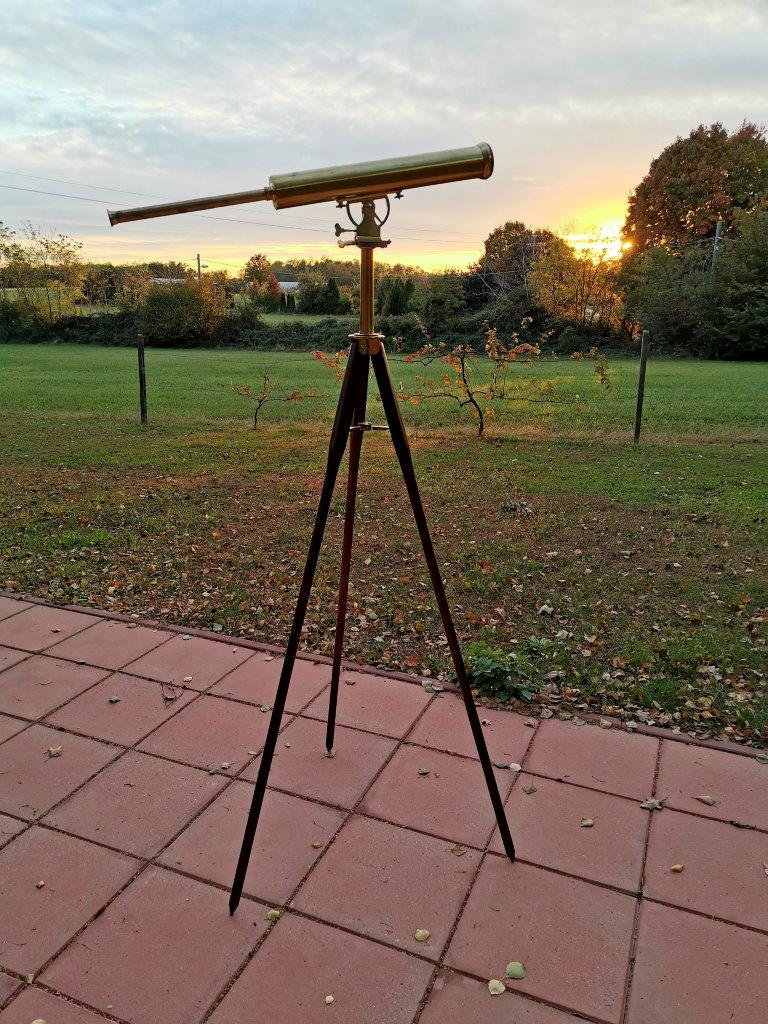 Extremely rare late 18th century refracting telescope By Francis Watkins London