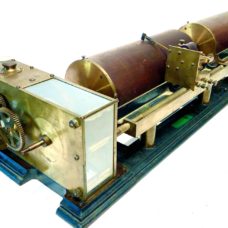 Circa 1880s Electro-Mechanical Weight- Driven Double Drum Astronomical Recording Chronograph