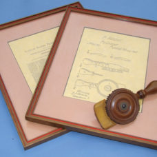 NOVEL PIE CRIMPER — AN ORIGINAL U.S. PATENT MODEL