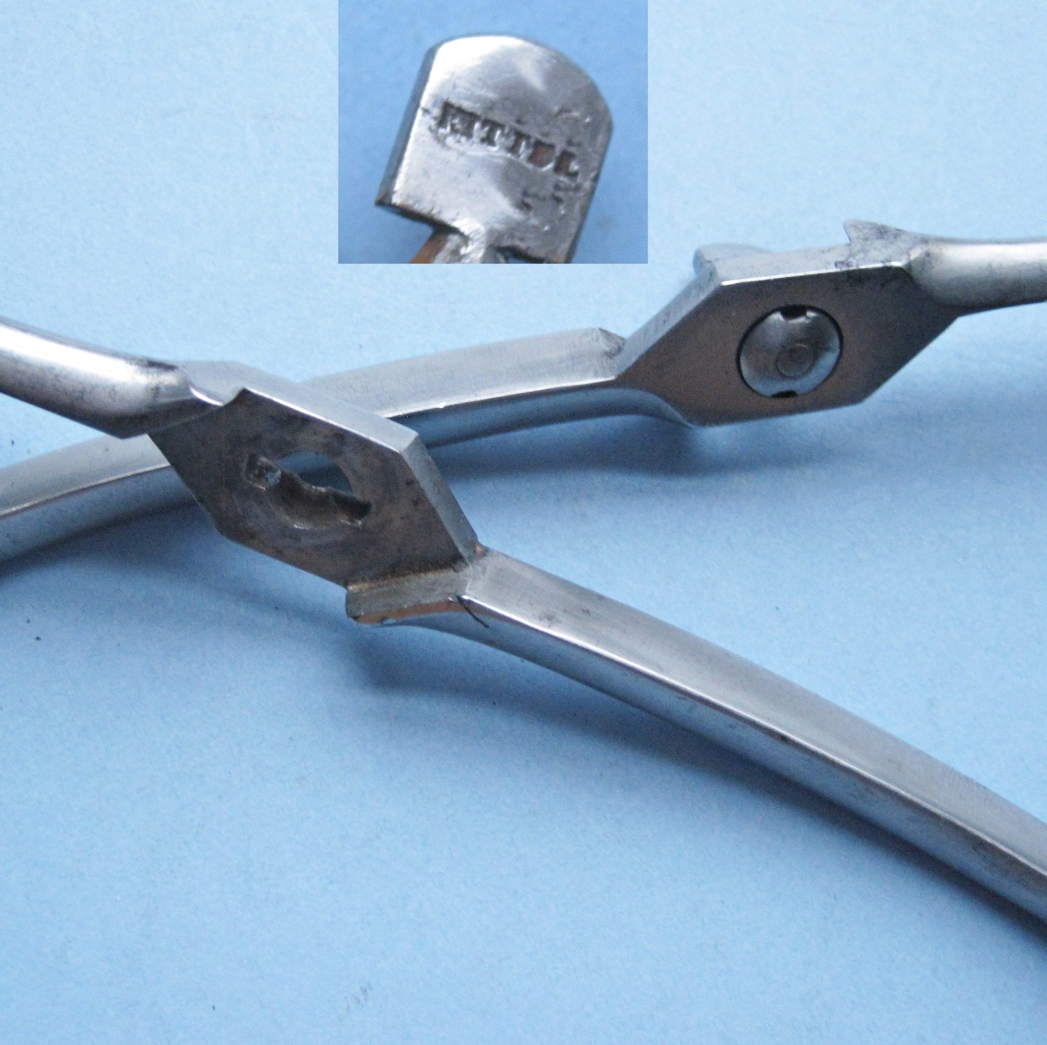 C1800 Unplated-Steel Utero-Vaginal Forceps: “KITTEL”