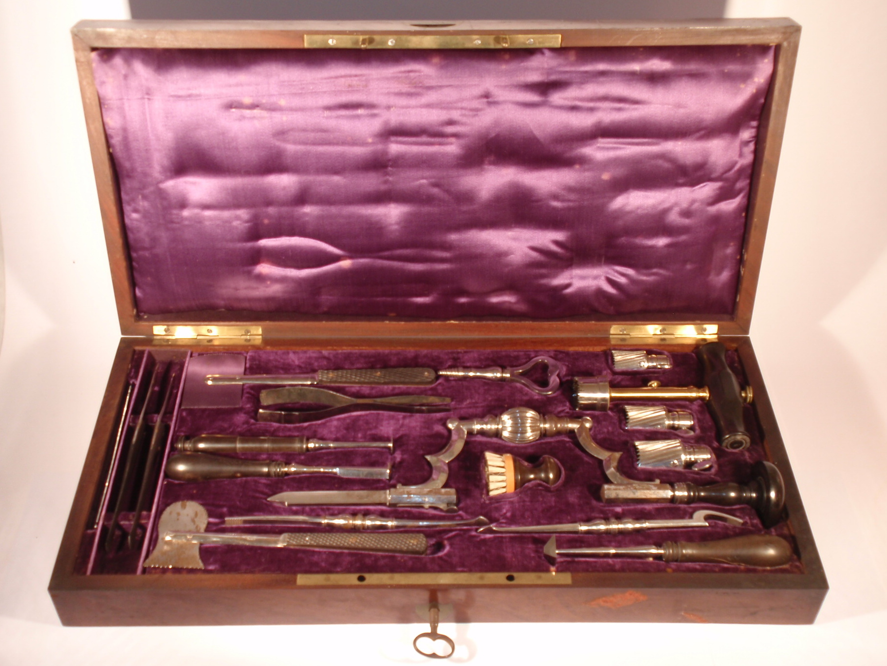 Fine Neurosurgery Cased Set of Trepanning Instruments, ca. 1820 – 1825