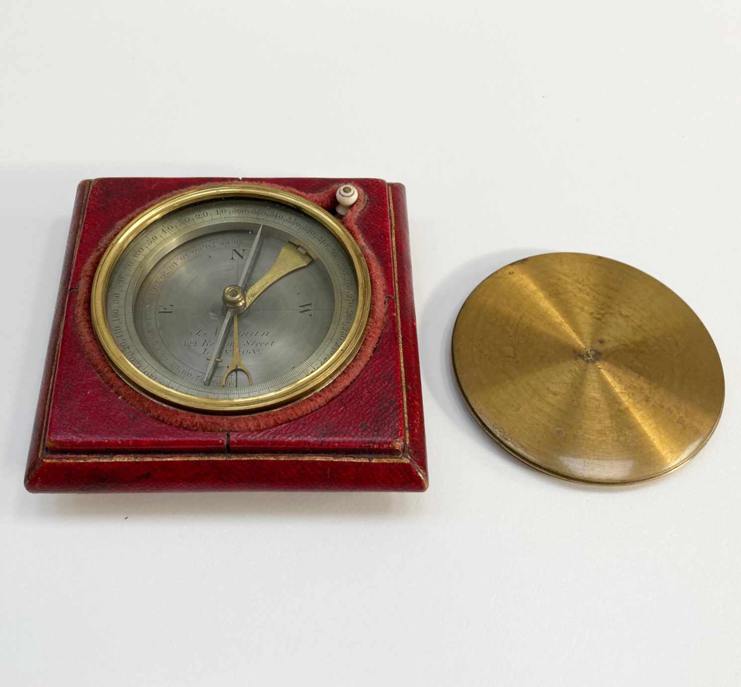 For sale a William IV Desk Compass with Inclinometer by John Newman of ...