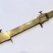 Exceptionnal Soleil beam compass in brass measuring 122cm/48 inches lenght, 1820s’