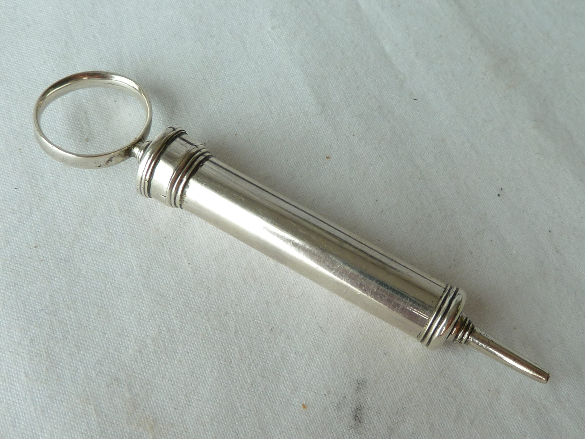 Antique Silver Syringe Anel’s Lachrymal