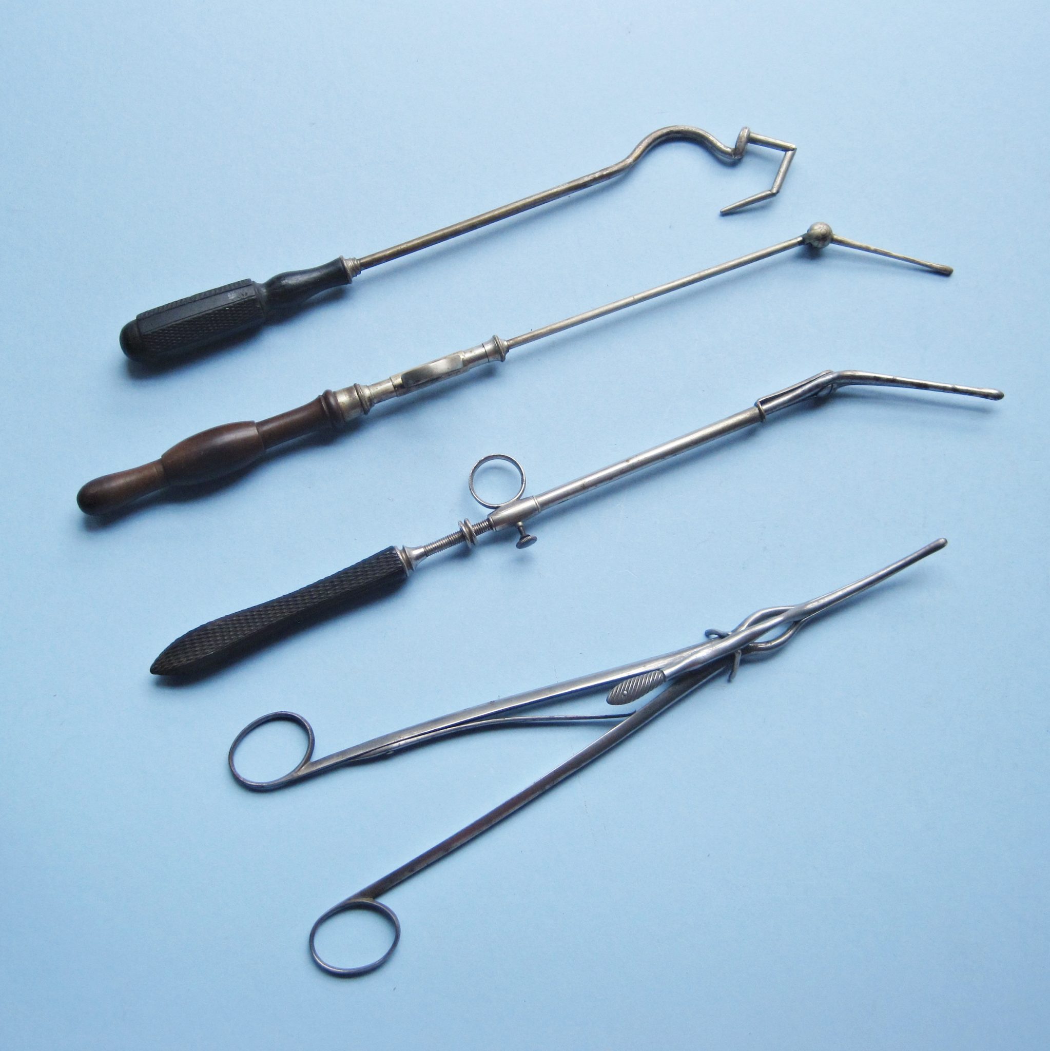 Gynecology: Four C1880 Uterine Instruments