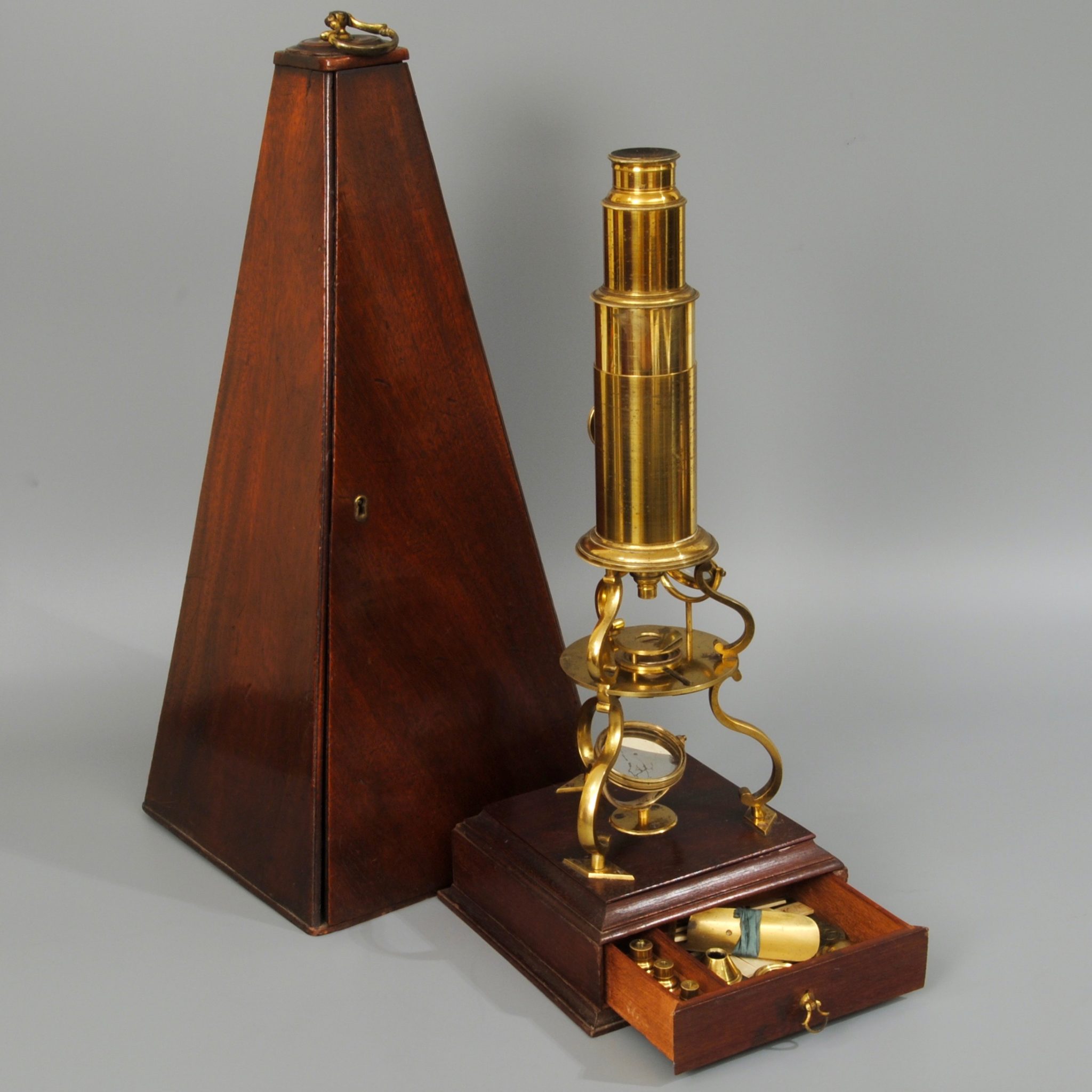 An 18th century Culpeper microscope by Adams London