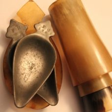 ~FINE COLLECTION OF HORN AND PEWTER THERAPEUTIC ITEMS (REVISED)~