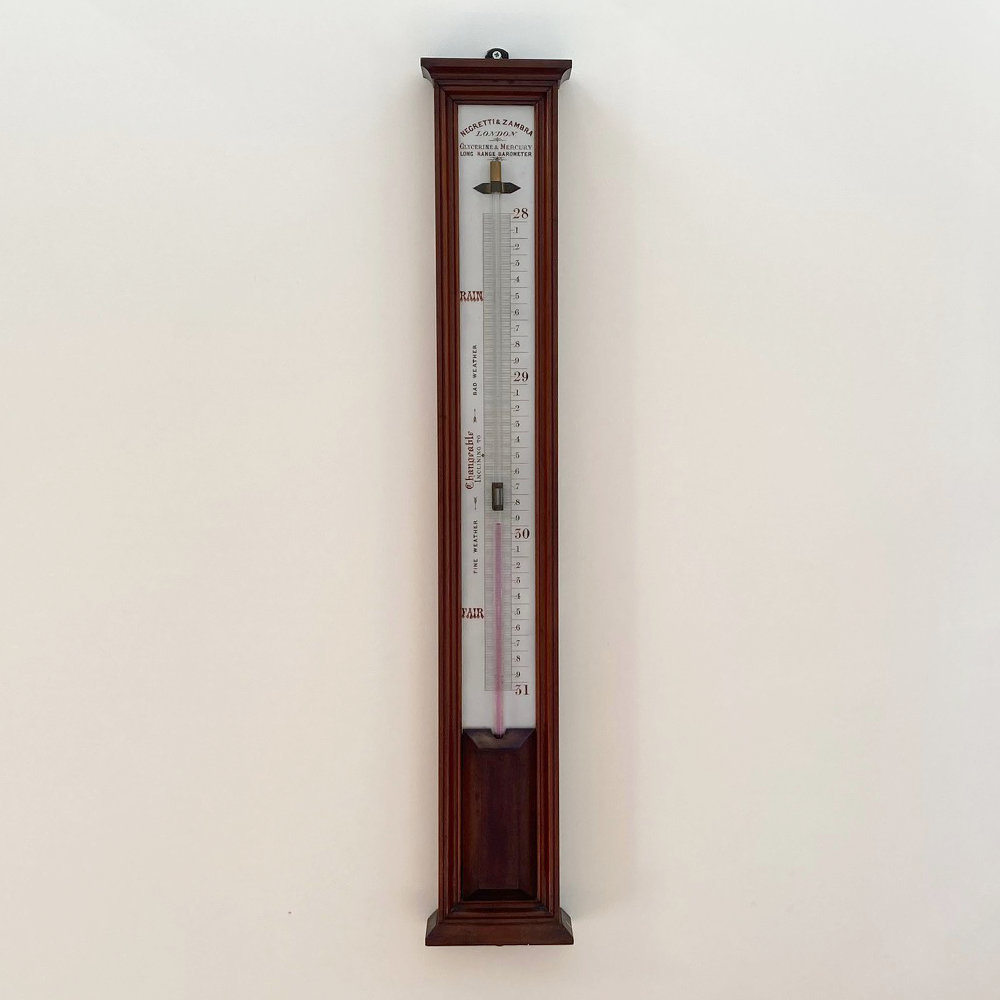 Late Victorian Long Range Glycerine Barometer by Negretti & Zambra London