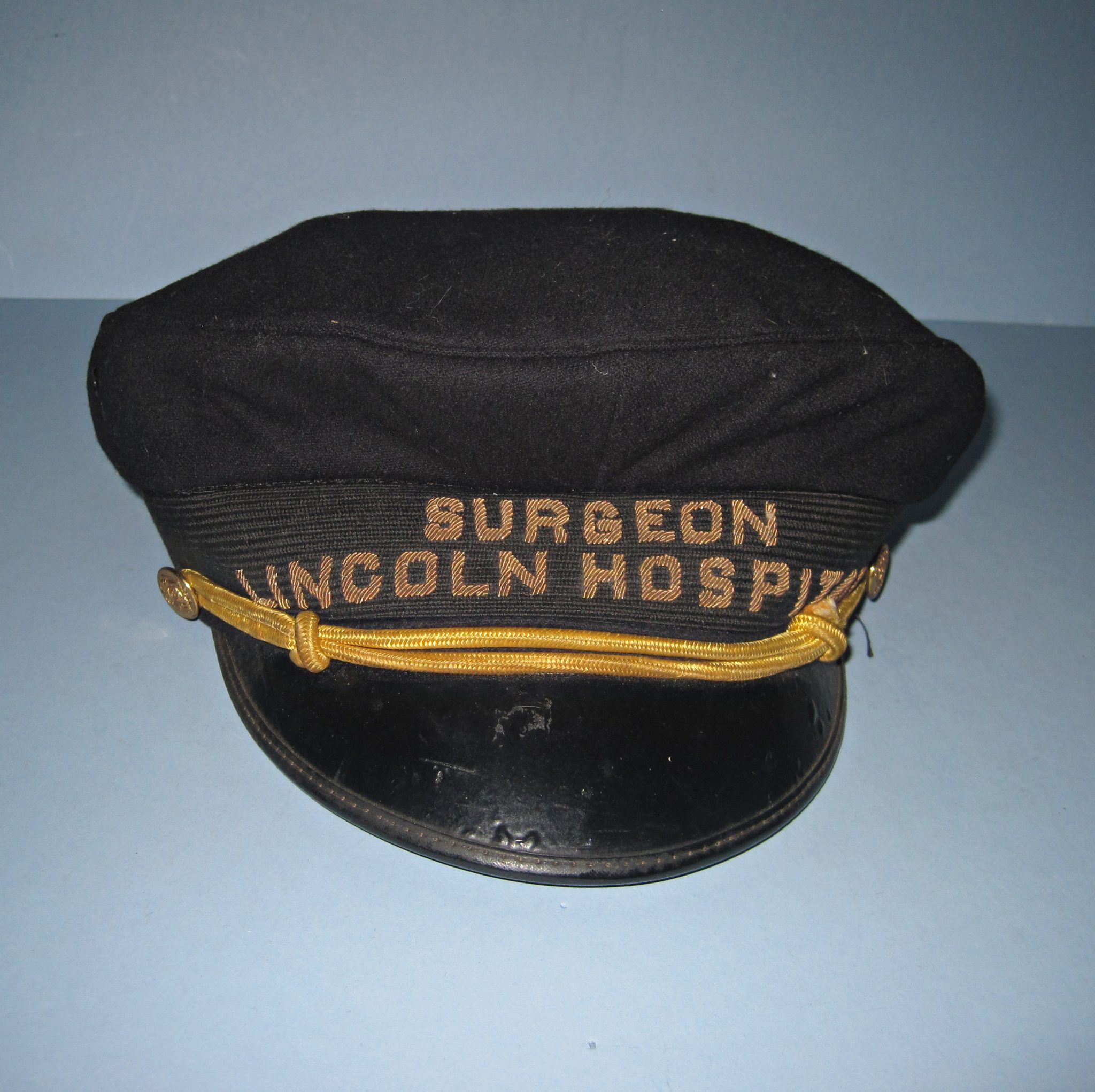 C1900 Lincoln Hospital Ambulance Surgeon’s Cap