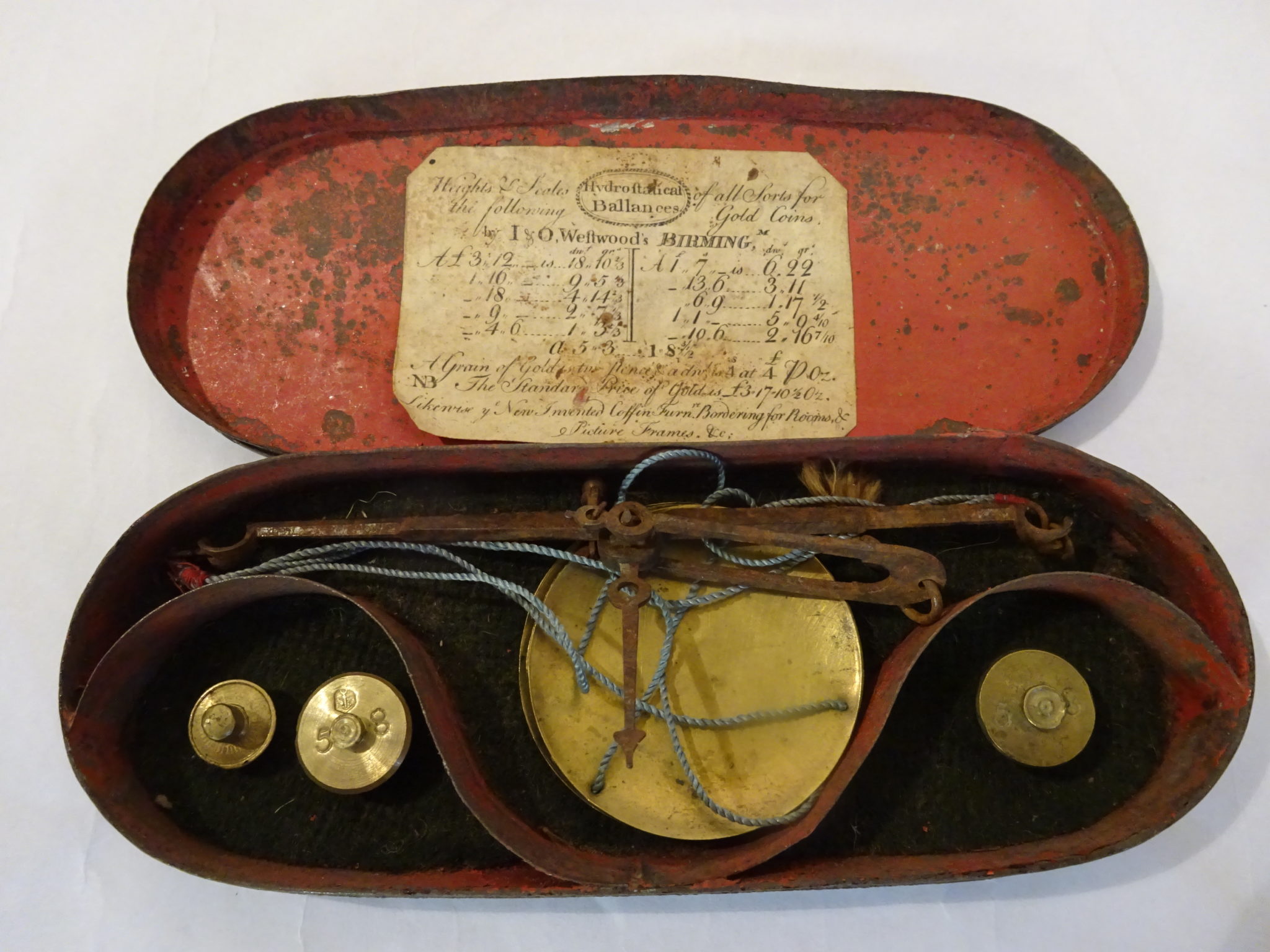18th Century COIN SCALES