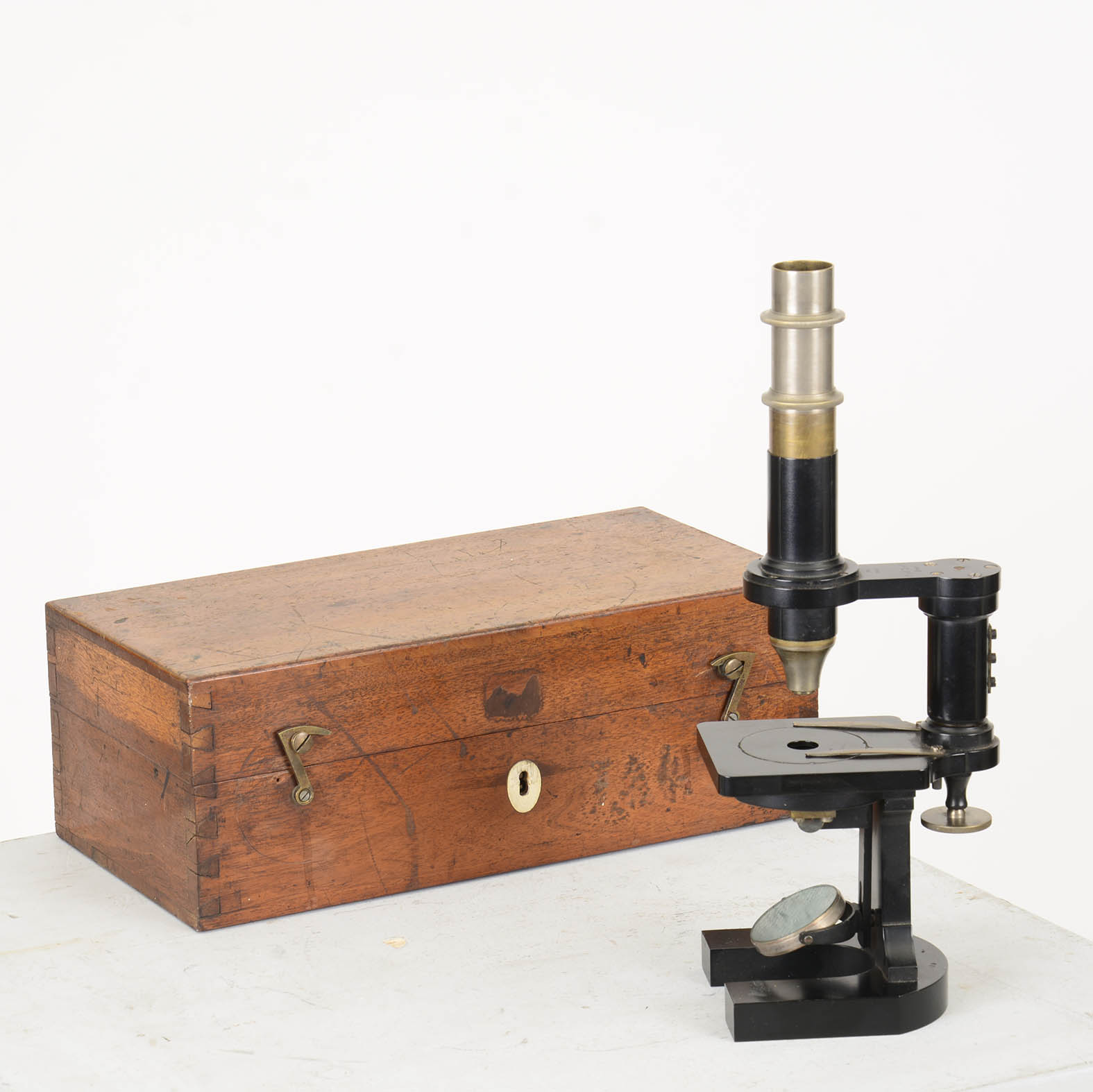 Rare & early Carl Zeiss Jena Microscope, Stativ Ib from 1871